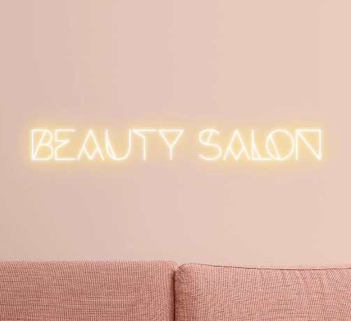 10 Stunning Salon Neon Sign Designs That Will Inspire Your Beauty Business