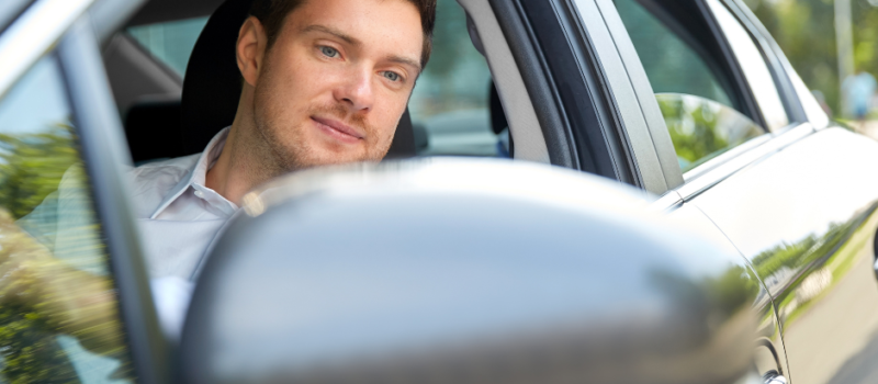 Driver-Side Mirror Glass