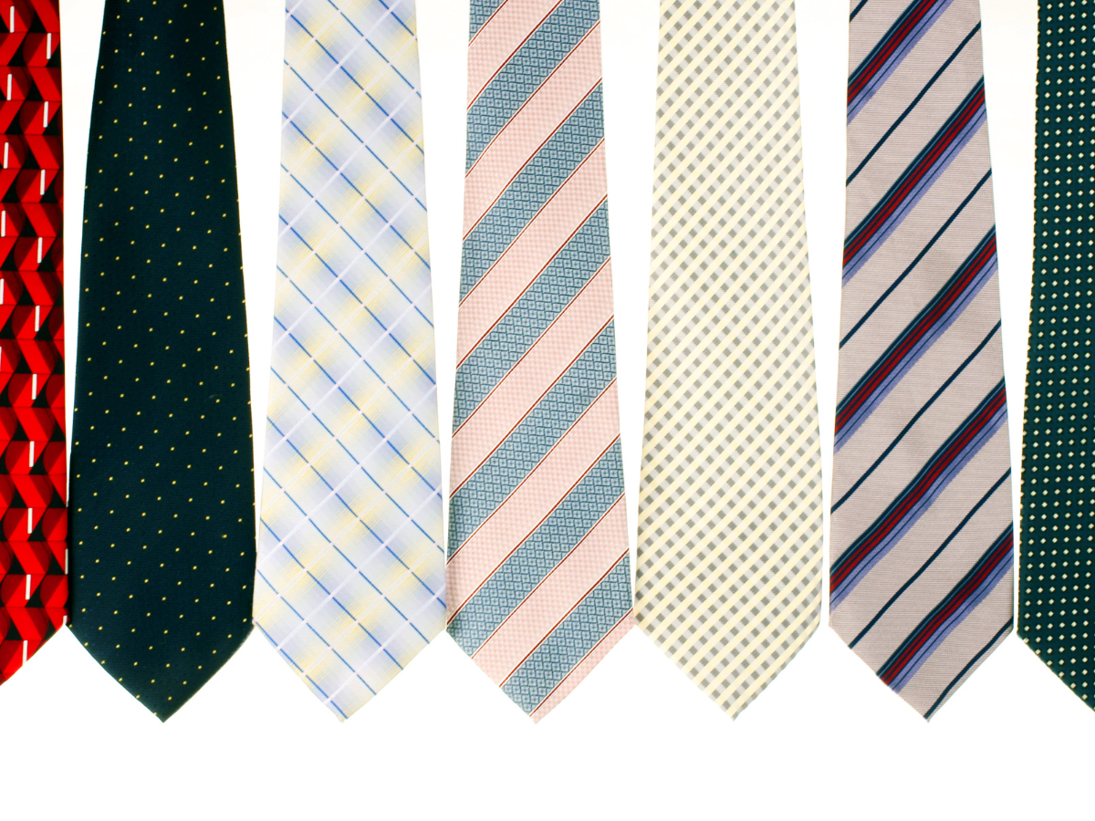 Affordable men's neckties