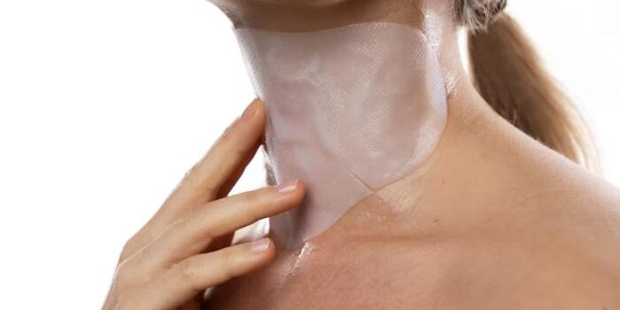 maschera idratante per il collo