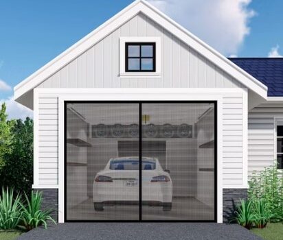 garage door net screen