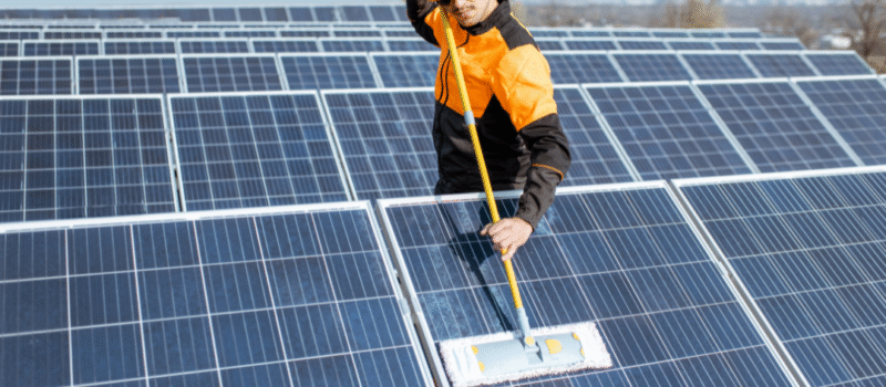 solar panel cleaning service