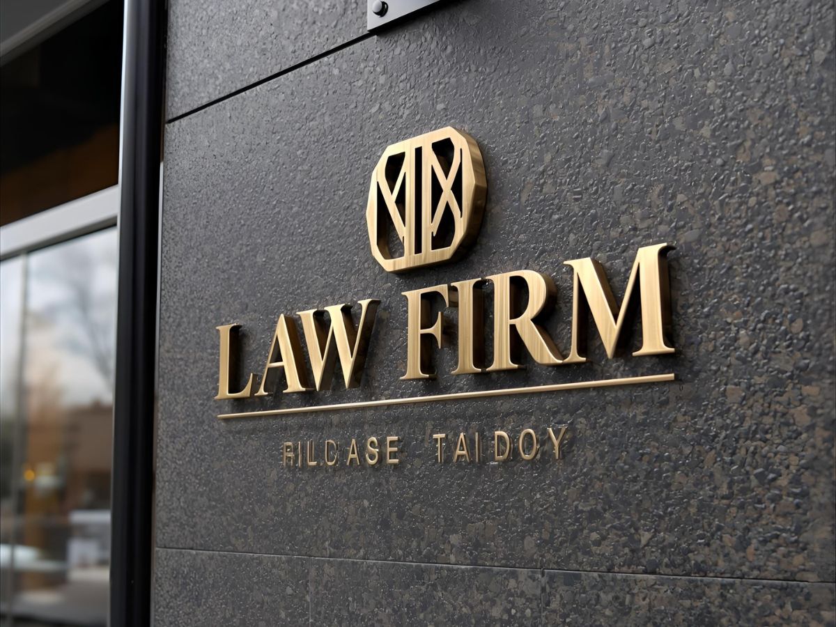 law firm signage design