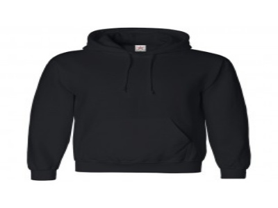Plain black hoodies